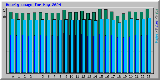 Hourly usage for May 2024